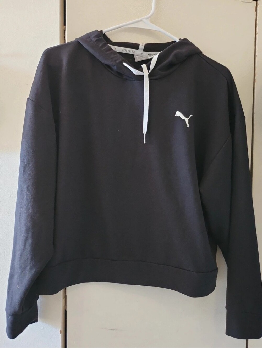 PUMA Women's Black Hoodie Sweater